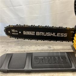 AS-IS DEWALT FLEXVOLT 60V MAX 16in. Brushless Cordless Battery Powered Chainsaw (Tool Only)