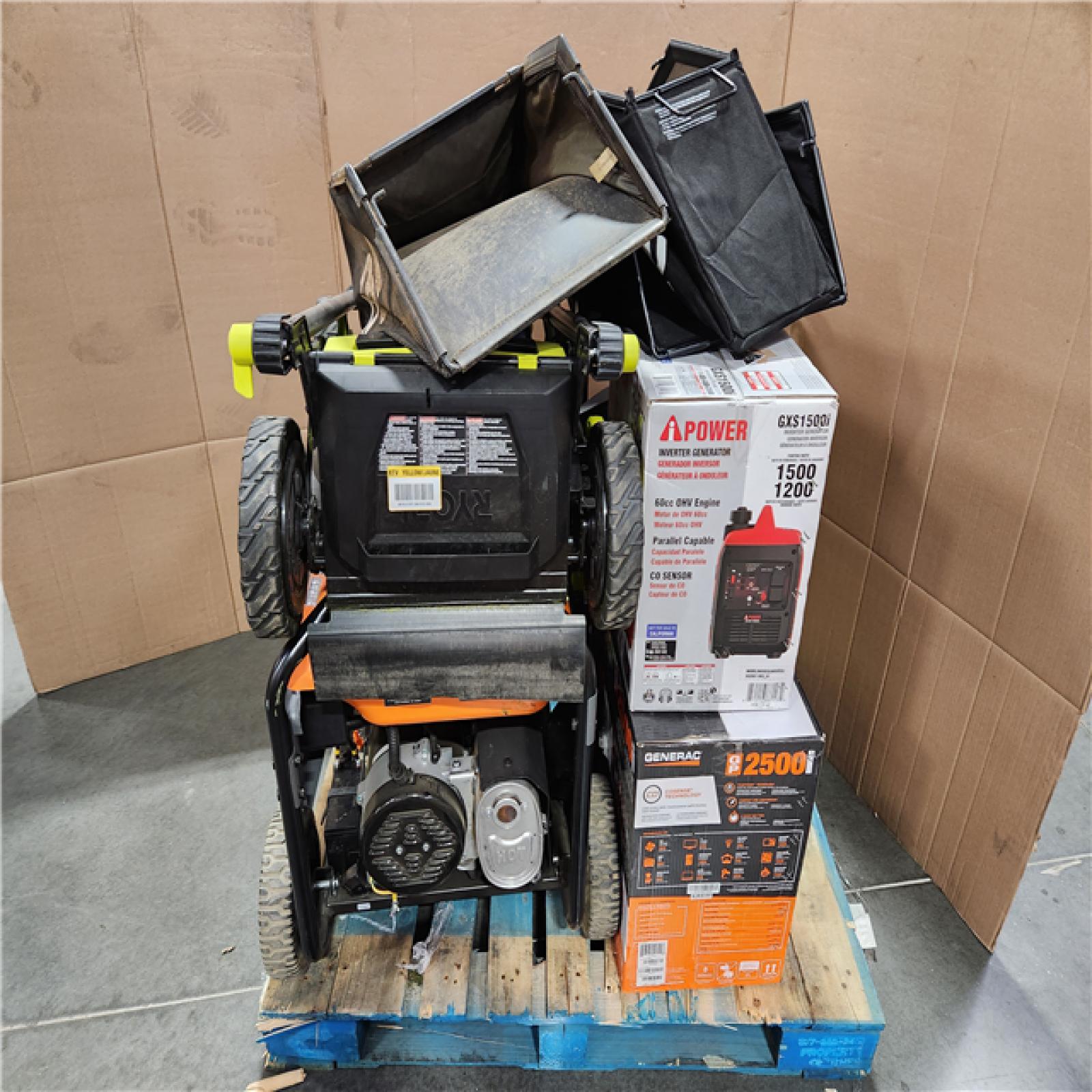 CALIFORNIA AS-IS OUTDOOR POWER EQUIPMENT