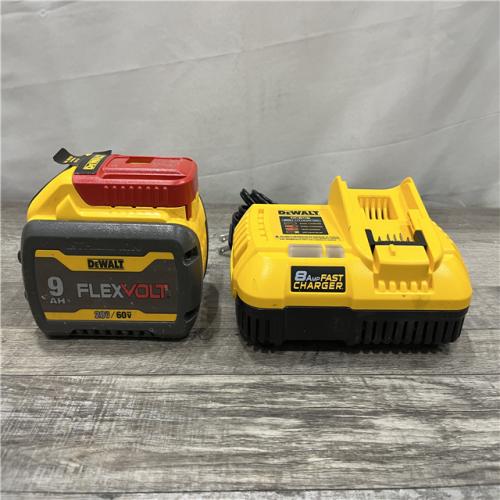 AS-IS DEWALT 20V/60V MAX FLEXVOLT Lithium-Ion 9.0Ah Battery and Charger Starter Kit