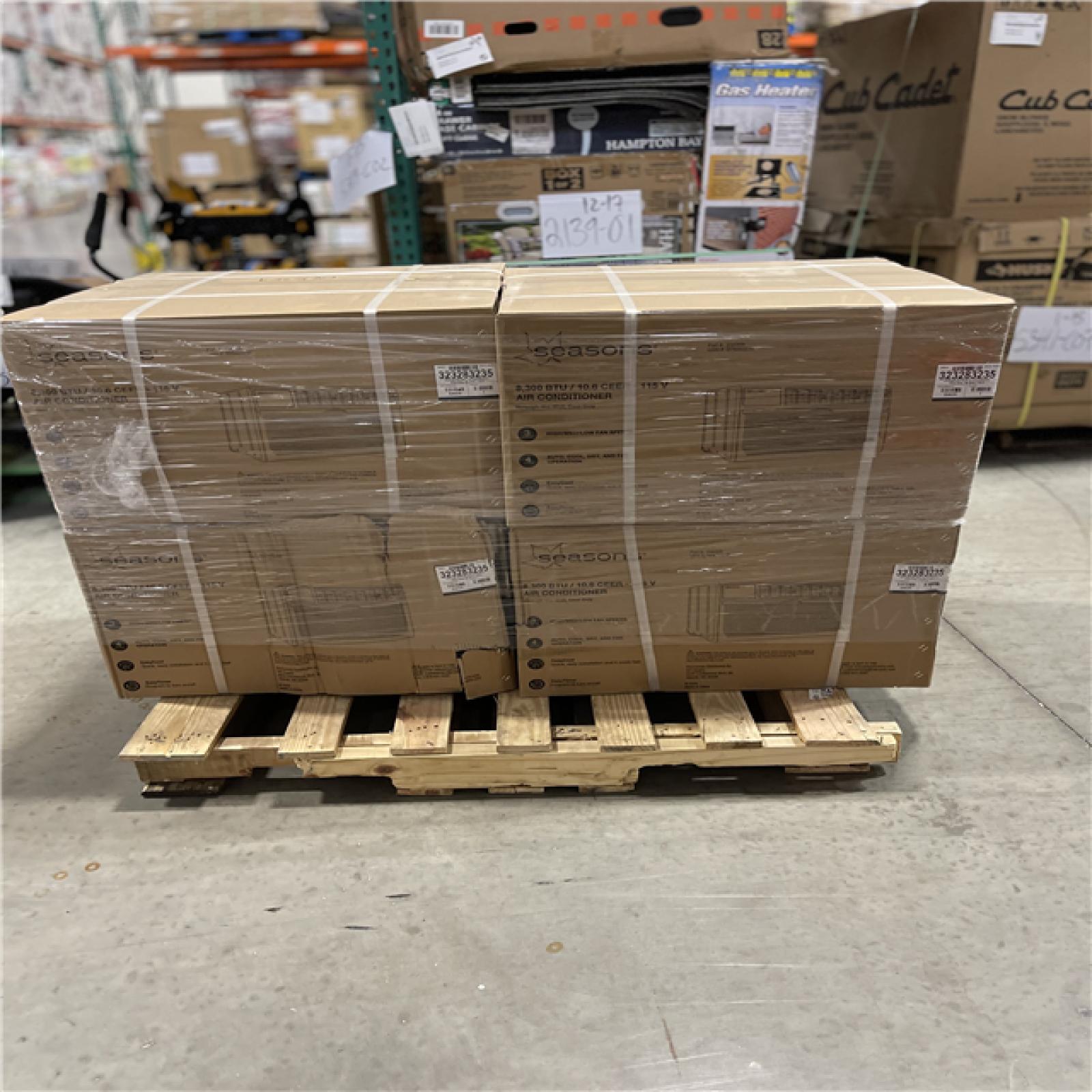 DALLAS LOCATION- NEW!- Seasons 8 000 BTU 115 V Through-The-Wall Cool-Only Air Conditioner (4 UNITS)