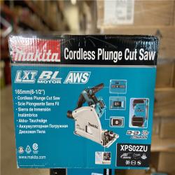 NEW! -  Makita 18V X2 LXT Lithium-Ion (36V) Brushless Cordless 6-1/2 in. Plunge Circular Saw, with AWS (Tool Only)