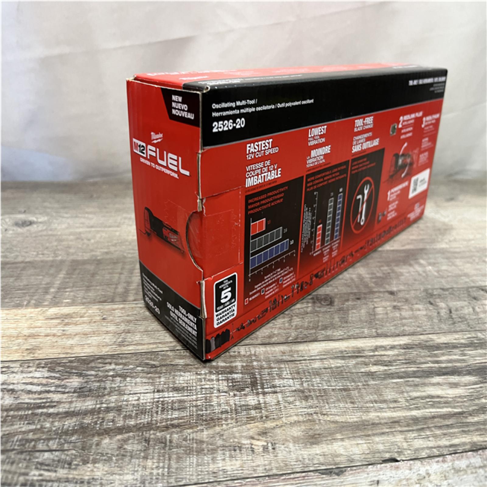 NEW - Milwaukee FUEL 12V Lithium-Ion Cordless Oscillating Multi-Tool (Tool-Only)