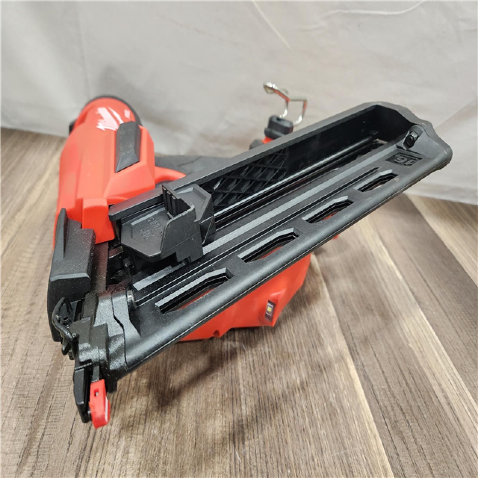 AS-IS- Milwaukee 18V Cordless Gen II 16 Gauge Angled Finish Nailer (Tool Only)