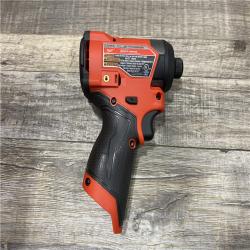 AS-IS Milwaukee FUEL 12-Volt Lithium-Ion Brushless Cordless 1/4 in. Hex Impact Driver Compact Kit