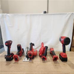 AS-IS- Milwaukee 18-Volt Lithium-Ion Cordless (6-Tool) Combo Kit