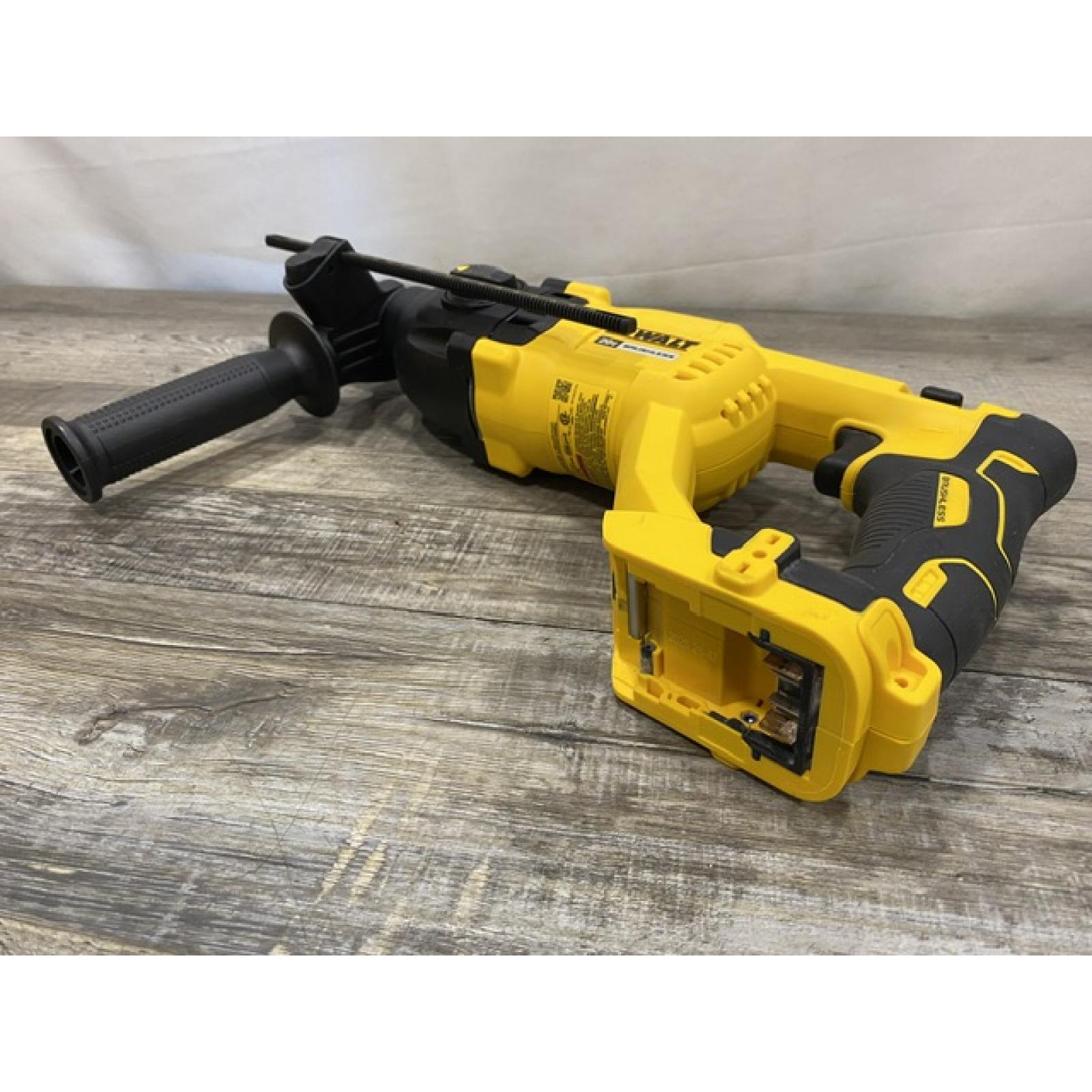 AS-IS DEWALT 20V MAX Cordless Brushless 1 in. SDS Plus D-Handle Concrete and Masonry Rotary Hammer (Tool Only)