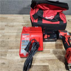 HOUSTON LOCATION - AS - IS Milwaukee 18-Volt Lithium-Ion Compact Brushless Cordless 1/4 in. Impact Driver Kit