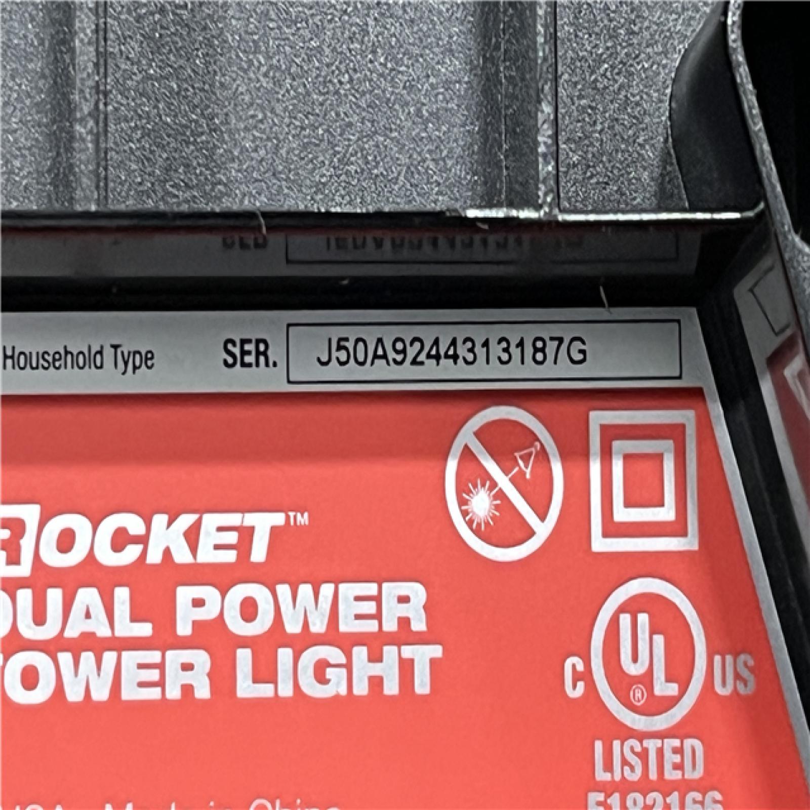 AS-IS Milwaukee 18-Volt Lithium-Ion Cordless Rocket Dual Power Tower Light (Tool-Only)