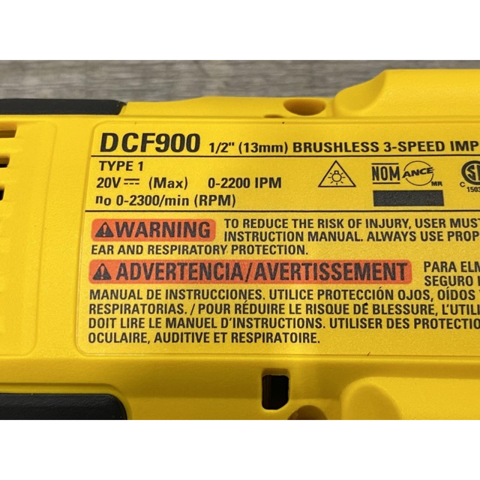 AS-IS DEWALT 20V MAX Cordless 1/2 in. Impact Wrench (Tool Only)