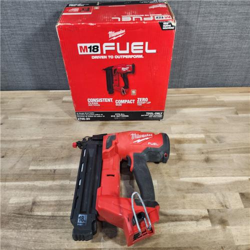 HOUSTON LOCATION - AS-IS Milwaukee M18 Fuel 18V Brushless 18-Gauge Brad Nailer 2746-20 (Bare Tool)