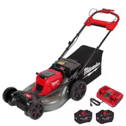 DALLAS LOCATION- NEW!- Milwaukee M18 FUEL 21 Self-Propelled Dual Battery Mower Kit