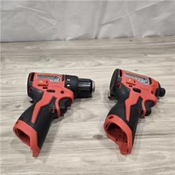 AS-IS Milwaukee M12 Cordless Brushless 2 Tool Combo Kit
