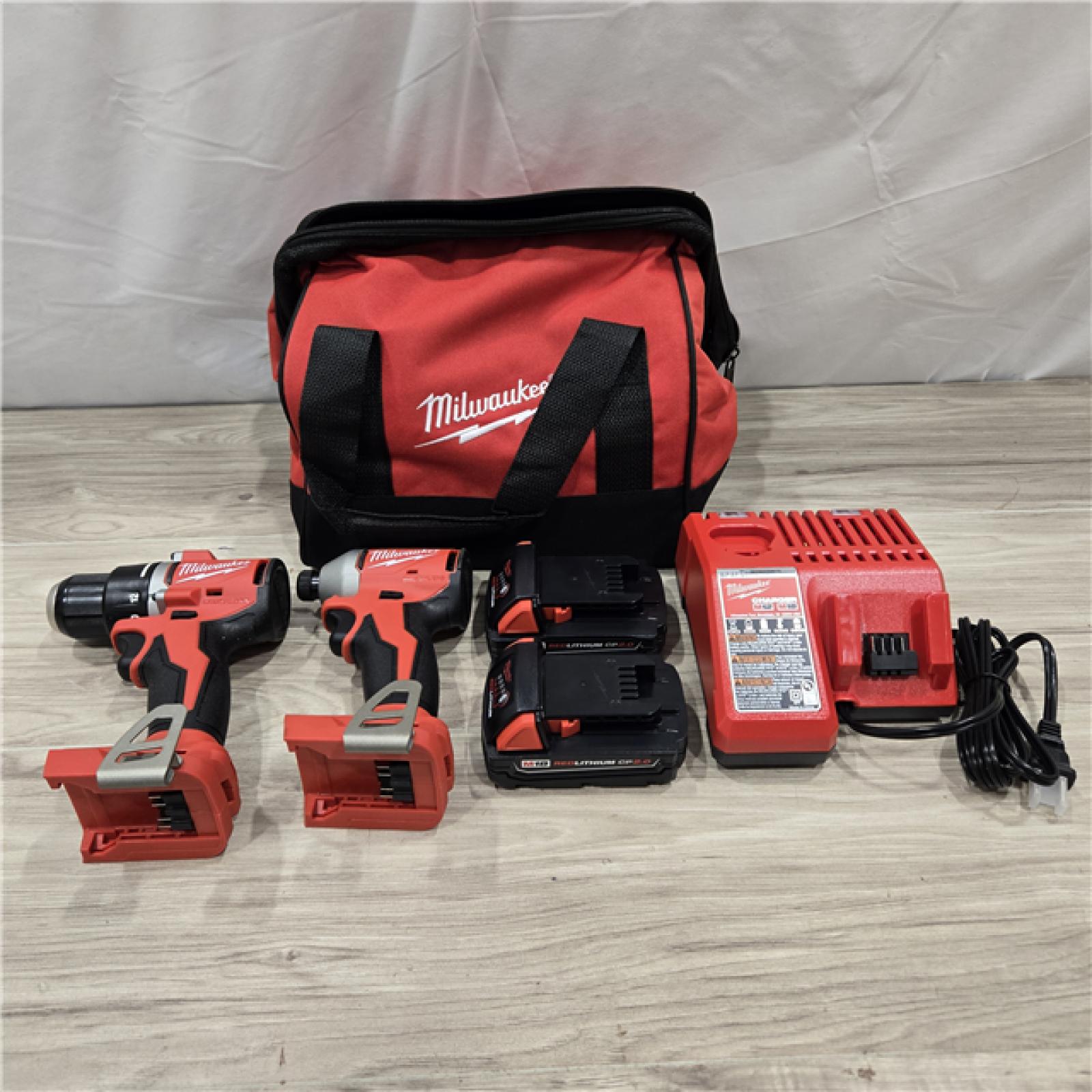 AS-IS Milwaukee M18 Compact 2-Tool Combo Kit