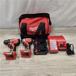 AS-IS Milwaukee M18 Compact 2-Tool Combo Kit