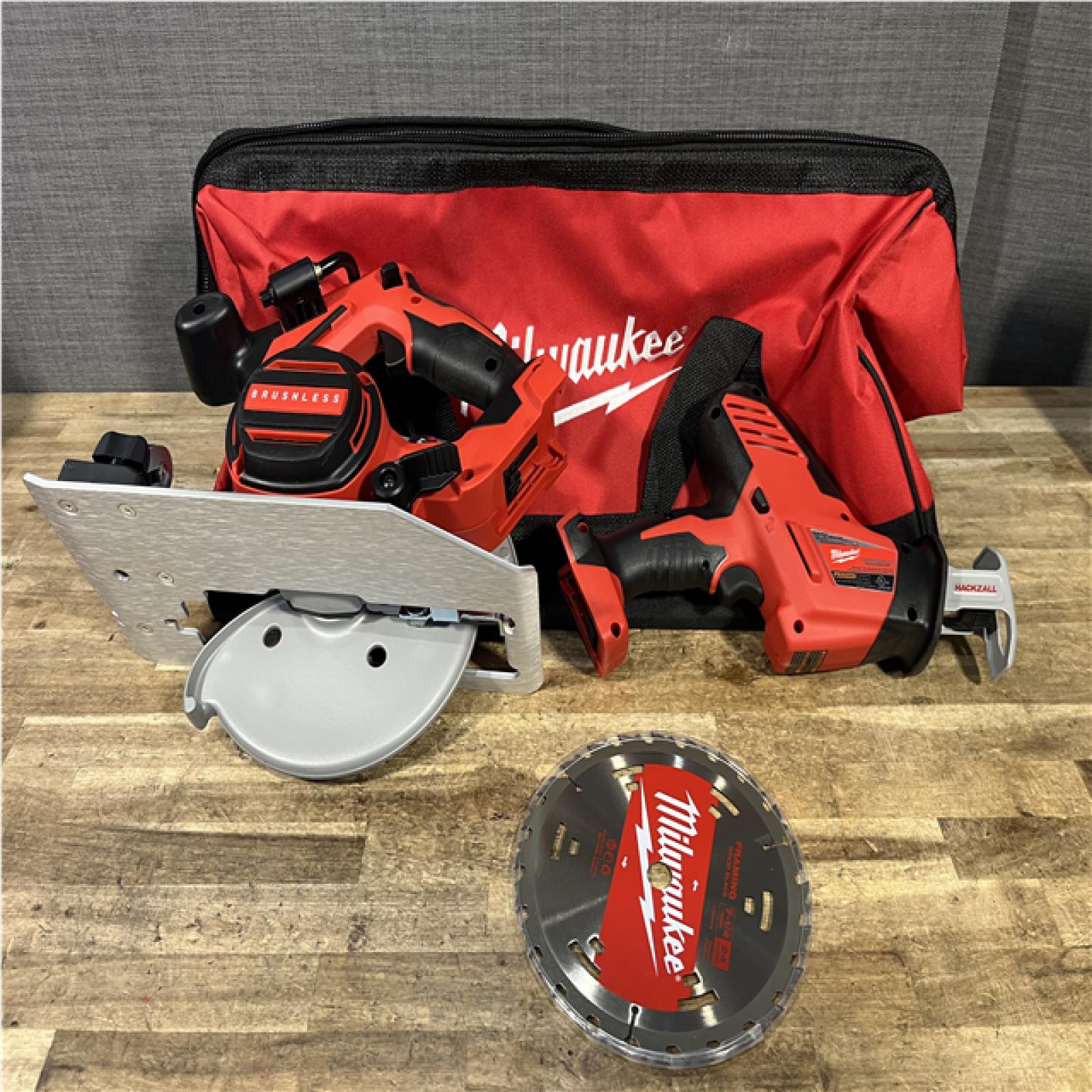 Houston Location AS-IS Milwaukee Circular Saw and Hackzall