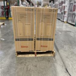 DALLAS LOCATION- RINNAI TANKLESS WATER HEATER MIXED PALLET (6 UNITS)