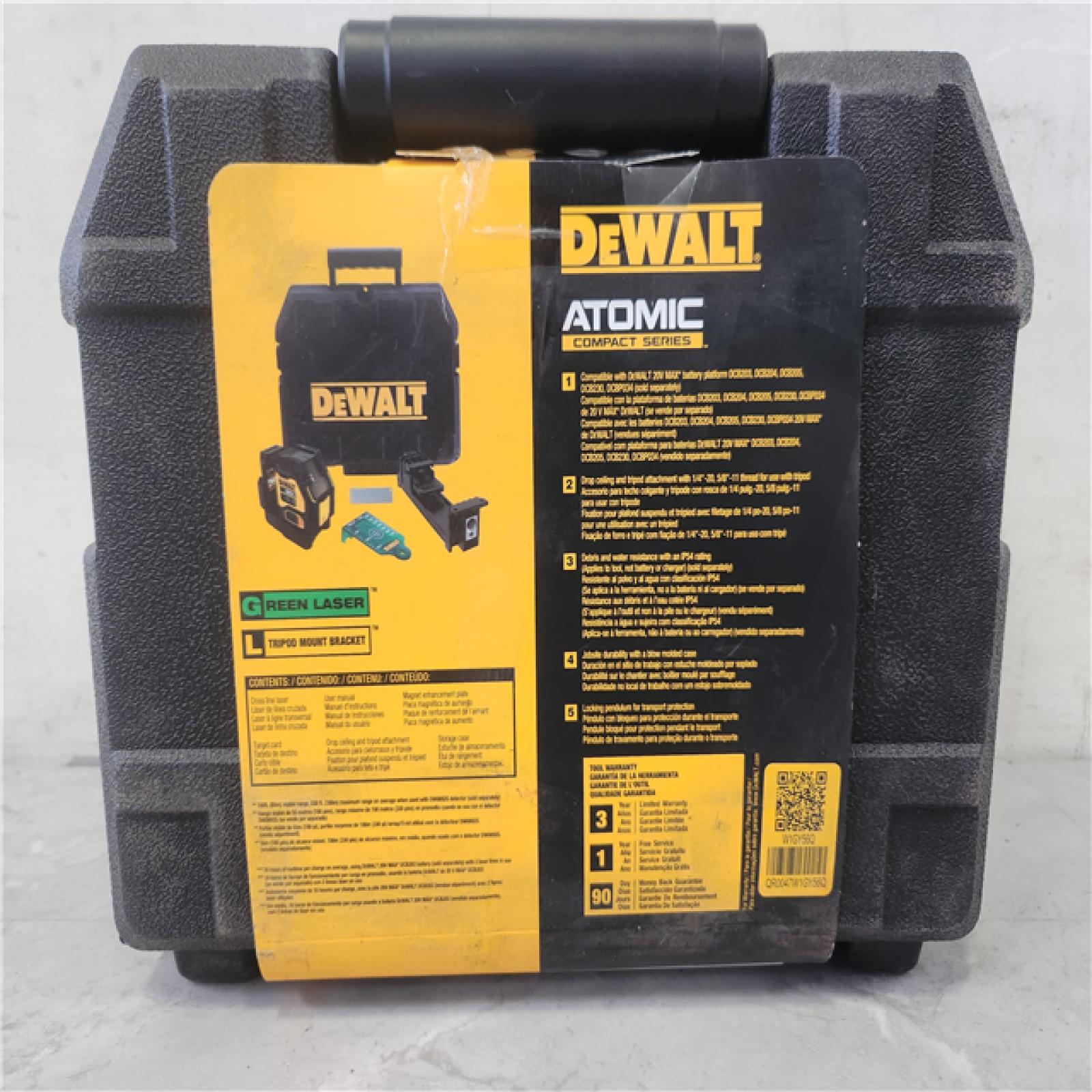 Phoenix NEW DEWALT 20V 3-Beam 360-Degree 3-Plane Laser Level (Tool Only) (SEALED)