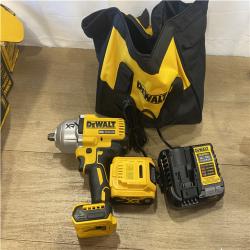 AS-IS DEWALT 20V MAX Lithium-Ion Cordless 1/2 in. Impact Wrench Kit