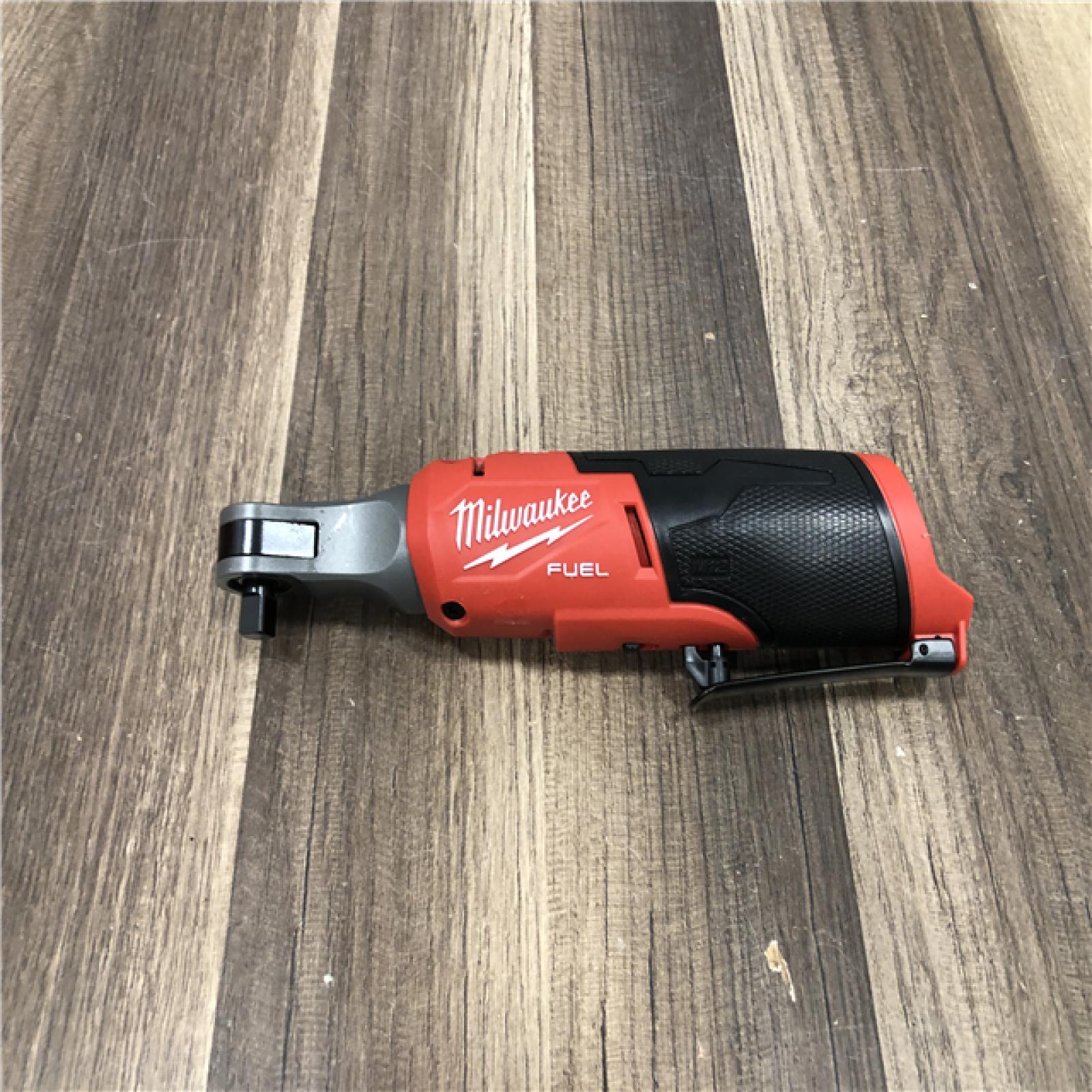 AS-IS Milwaukee FUEL 12-Volt Lithium-Ion Brushless Cordless High Speed 3/8 in. Ratchet (Tool-Only)