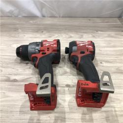 AS-IS Milwaukee FUEL 18V Lithium-Ion Cordless Hammer Drill and Impact Driver Combo Kit