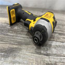 AS-IS DEWALT ATOMIC 20V MAX Cordless Brushless Compact 1/4 in. Impact Driver (Tool Only)