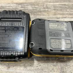 AS-IS DEWALT 20V MAX Lithium-Ion Starter Kit with 4.0 Ah and 5.0 Ah Batteries and Charger