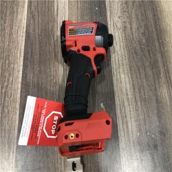 AS-IS Milwaukee FUEL ONE-KEY 18V Lithium-Ion Brushless Cordless 1/4 in. Hex Impact Driver (Tool-Only)