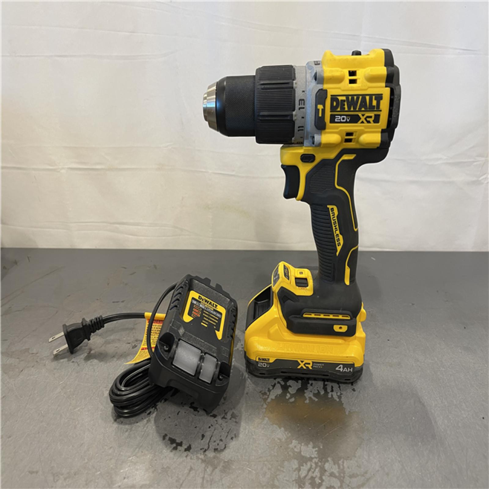 AS-IS - DEWALT 20V MAX* XR Brushless Cordless 1/2 Hammer Drill Kit