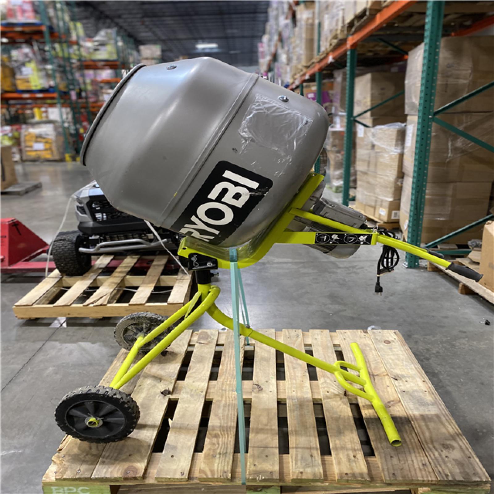 Dallas Location - As-Is RYOBI 5.0 cu. ft. Portable Concrete Mixer