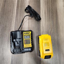 AS-IS DEWALT 20-Volt Maximum XR 5.0 Ah Battery Pack and Charger