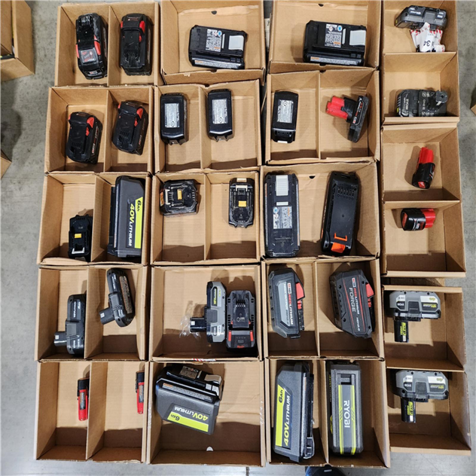 DALLAS LOCATION- AS-IS BATTERY PALLET