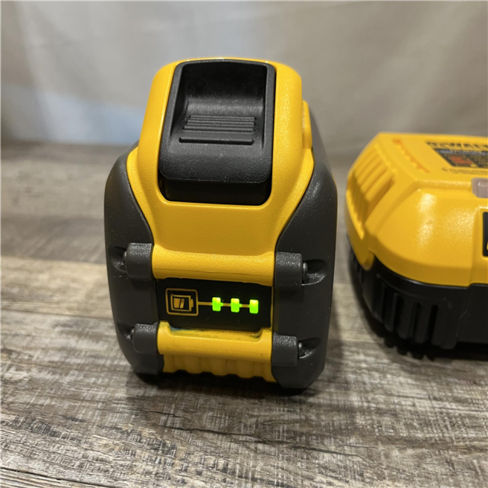 AS-IS DEWALT 20V/60V MAX FLEXVOLT Lithium-Ion 9.0Ah Battery and Charger Starter Kit