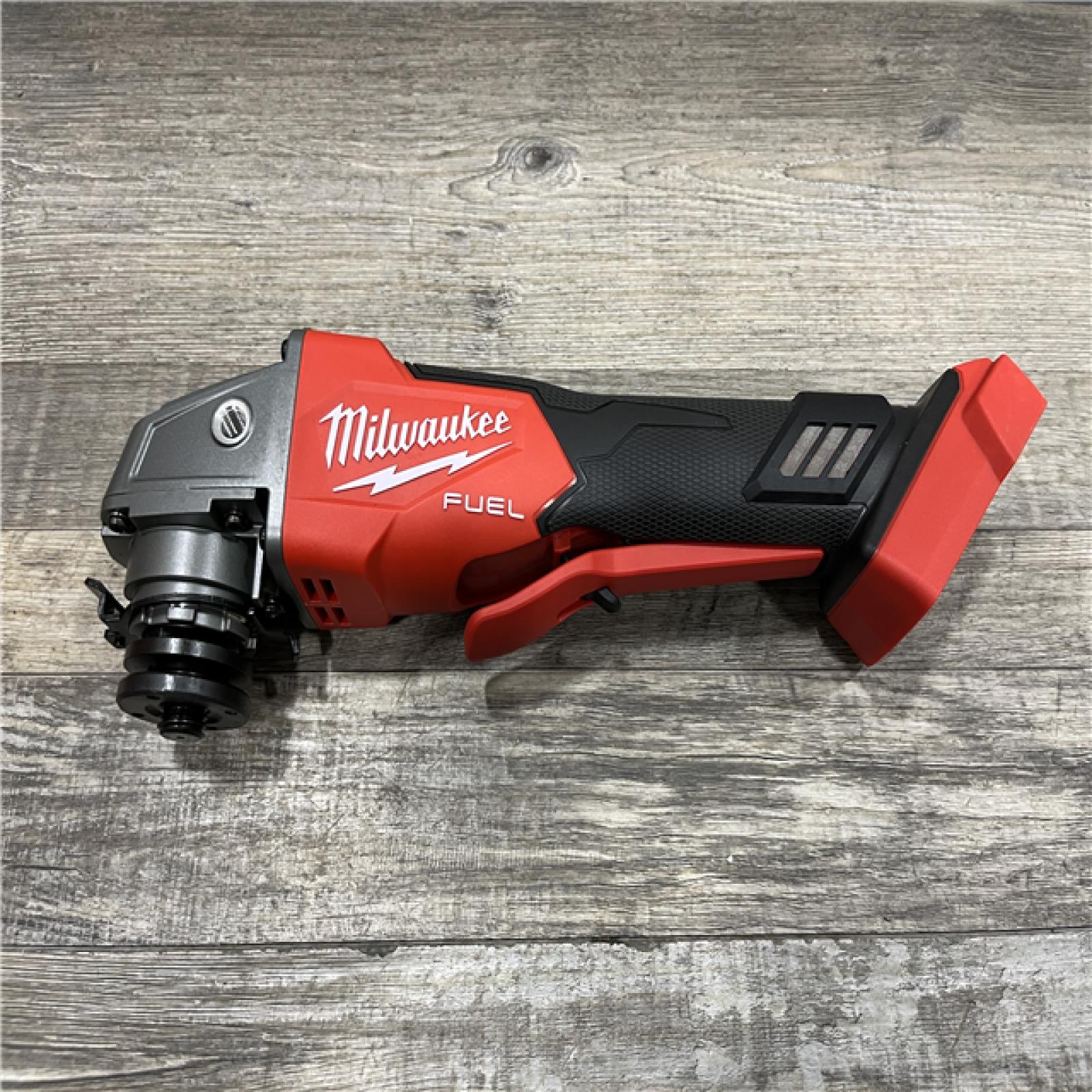 AS-IS Milwaukee FUEL 18V Lithium-Ion Brushless Cordless 4-1/2 in./5 in. Grinder with Variable Speed & Paddle Switch (Tool-Only)