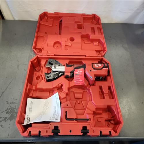 AS-IS- M18 18V Lithium-Ion Cordless FORCE LOGIC Cable Cutter with CU/AL Jaws and Hard Case