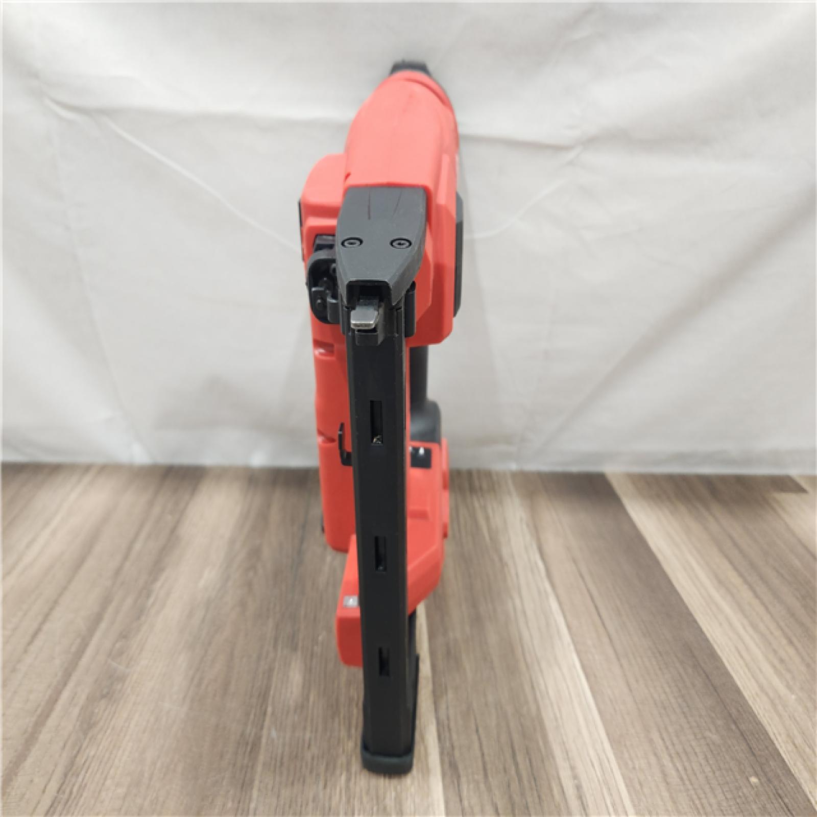 AS-IS- MILWAUKEE FUEL 18V Cordless 18-Gauge 1/4 in. Narrow Crown Stapler (Tool-Only)