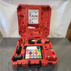 AS-IS- M18 18-Volt Lithium-Ion Cordless FORCE LOGIC 600 MCM Crimper Kit W/(2) 2.0Ah Batteries  Charger  Hard Case