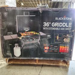 Phoenix AS-IS Blackstone 4-Burner Liquid Propane Outdoor Griddle with Hood in Black