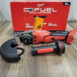 AS-IS Milwaukee 2880-20 M18 FUEL 18-Volt Lithium-Ion Brushless Cordless 4-1/2 in./5 in. Grinder W/Paddle Switch (Tool-Only)