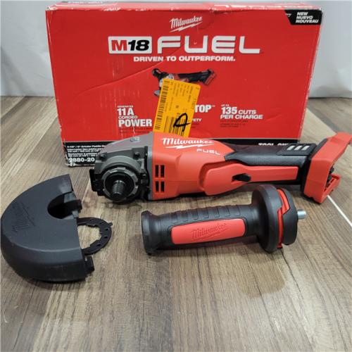 AS-IS Milwaukee 2880-20 M18 FUEL 18-Volt Lithium-Ion Brushless Cordless 4-1/2 in./5 in. Grinder W/Paddle Switch (Tool-Only)