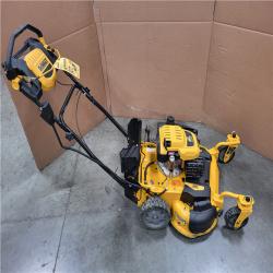 CALIFORNIA AS-IS DEWALT 224CC ENGINE 28 WIDE CUT GASOLINE LAWN MOWER