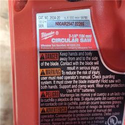 HOUSTON LOCATION - AS-IS Milwaukee FUEL 18V Lithium-Ion Brushless Cordless 7-1/4 in. Circular Saw (Tool-Only)