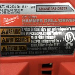 AS-IS Milwaukee FUEL 18V Lithium-Ion Brushless Cordless Hammer Drill and Impact Driver Combo Kit