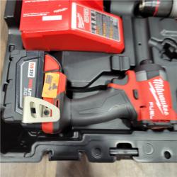 AS-IS Milwaukee M18 FUEL 18V Lithium-Ion Brushless Cordless Hammer Drill and Impact Driver Combo Kit (2-Tool) with 2 Batteries