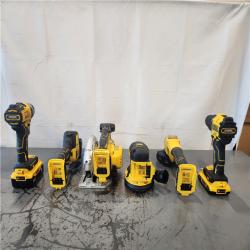 AS-IS- Dewalt 20-Volt MAX ToughSystem Lithium-Ion 6-Tool Cordless Combo Kit