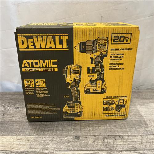 NEW - DEWALT ATOMIC 20V MAX Lithium-Ion Cordless 2-Tool Combo Kit