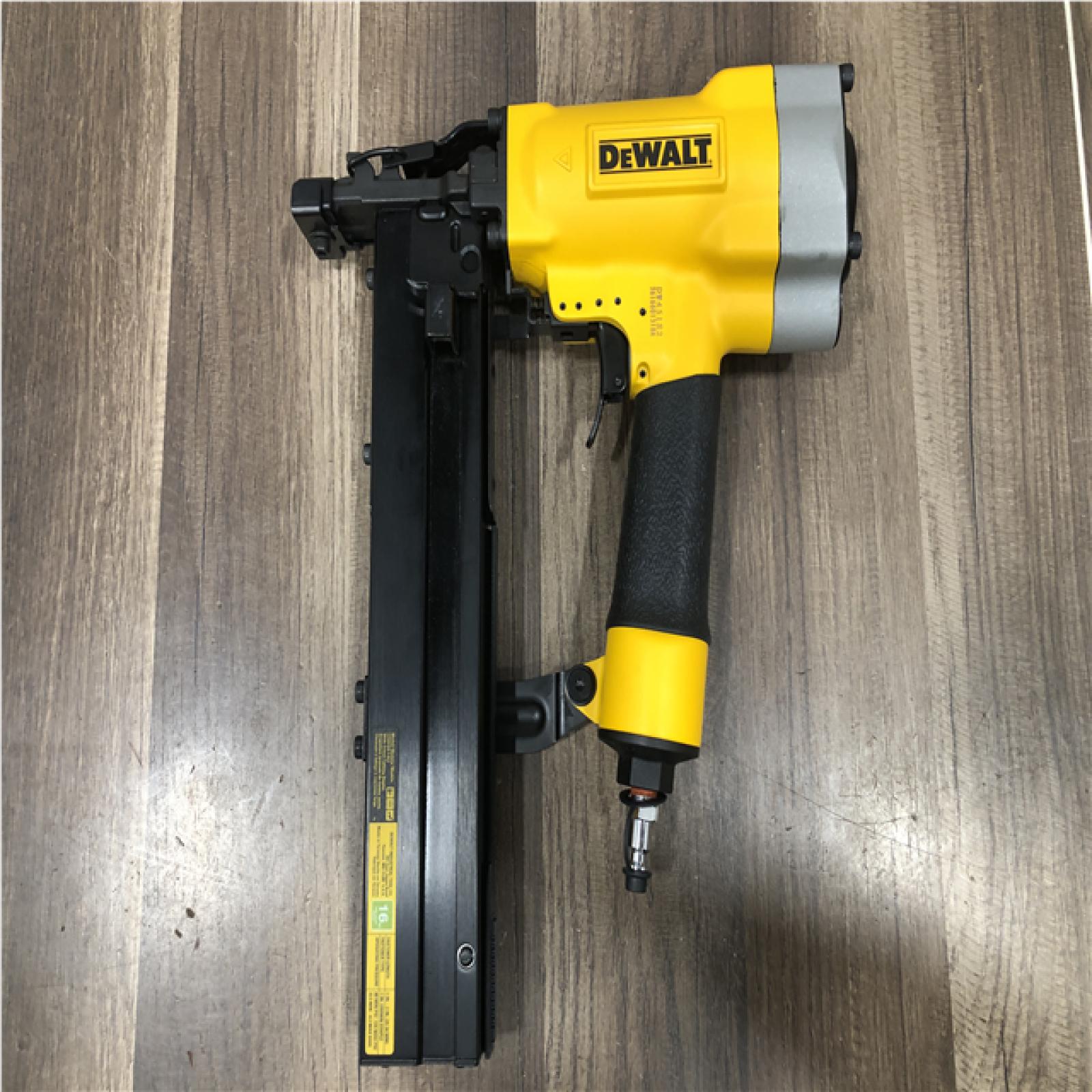 AS-IS DEWALT Corded Pneumatic 16-Gauge 1 in. Crown Lathing Stapler