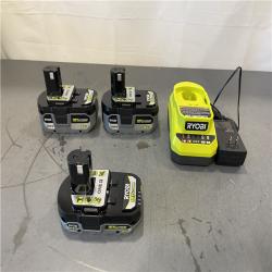 AS-IS - RYOBI ONE+ 18V Lithium-Ion HIGH PERFORMANCE Starter Kit