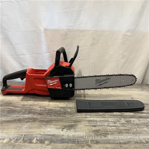 AS-IS Milwaukee FUEL 16 in. 18V Lithium-Ion Brushless Battery Chainsaw (Tool-Only)