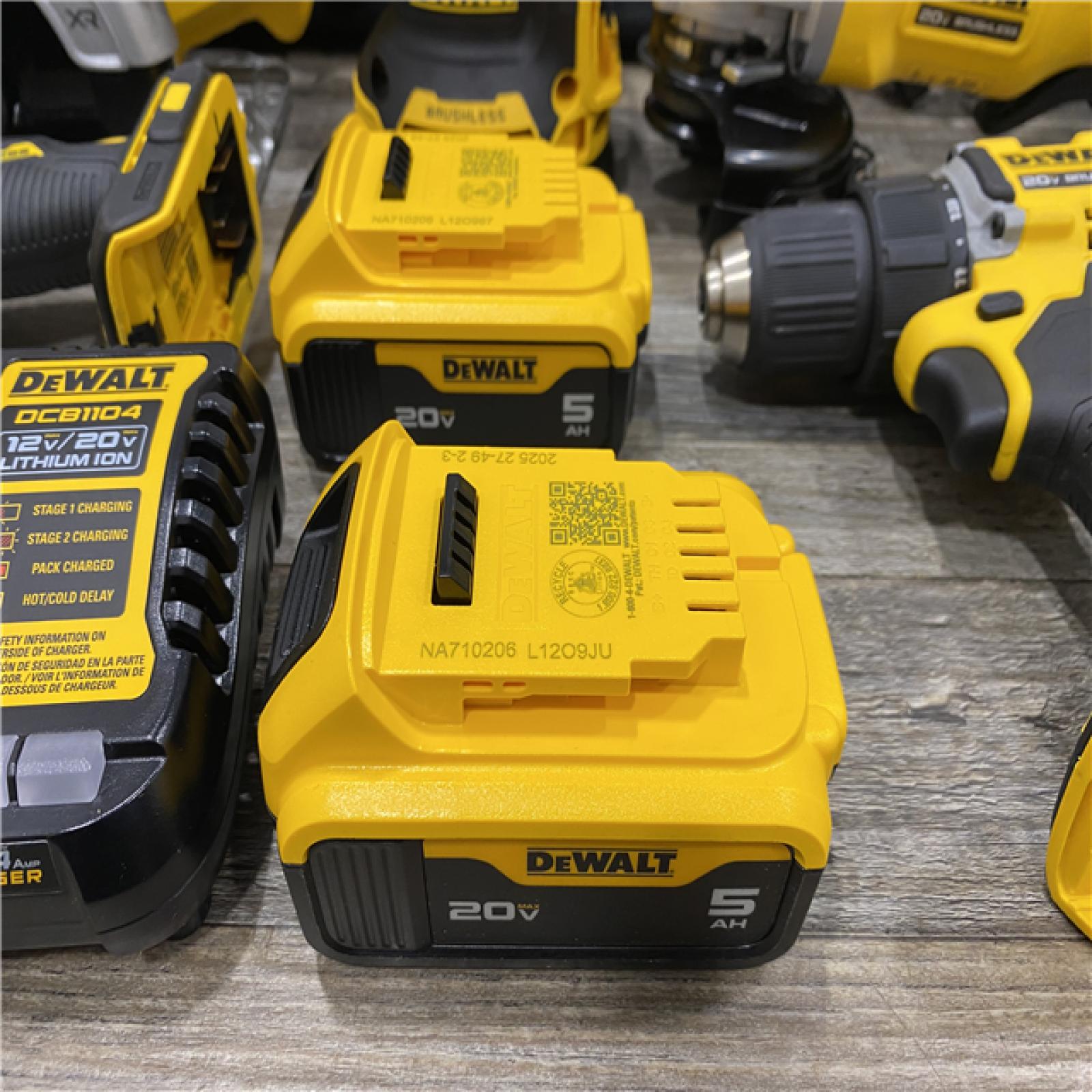 AS-IS DEWALT 20V Lithium-Ion Cordless 8-Tool Combo Kit