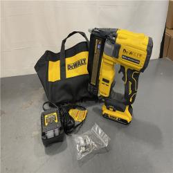 AS-IS - DeWalt ATOMIC 20V MAX Lithium Ion Cordless 23 Gauge Pin Nailer Kit
